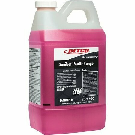 BETCO SANITIZER, SANBT, SYMPLCTY, 2L BET2374700